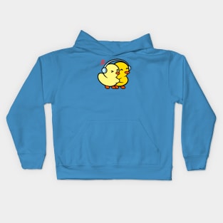 Duckie and Duck Love Music <3 Kids Hoodie